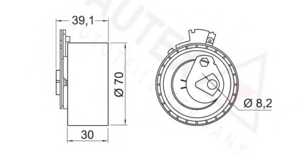 rola intinzator,curea distributie