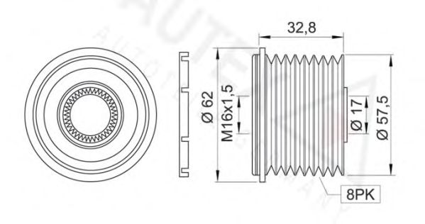 Sistem roata libera, generator