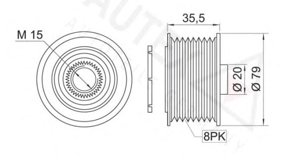 Sistem roata libera, generator