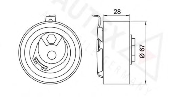 rola intinzator,curea distributie