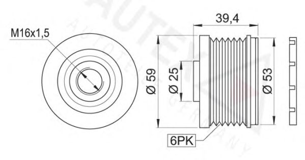 Sistem roata libera, generator