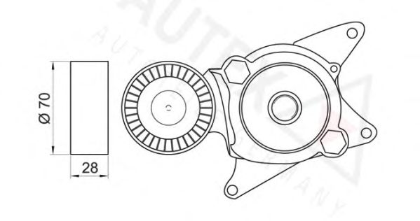 Intinzator curea, curea distributie