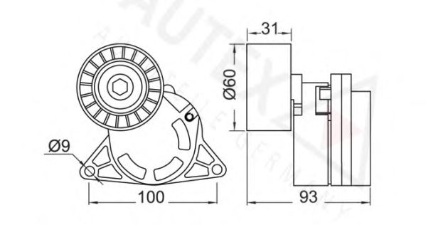 Intinzator curea, curea distributie