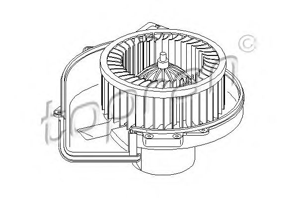 Electromotor, ventilatie interioara