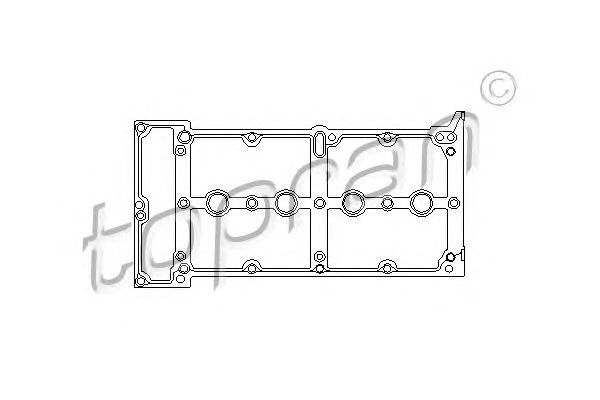 Garnitura, capac supape