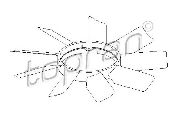 Paleta ventilator, racire motor