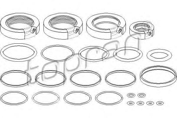 Set garnituri, caracsa directie