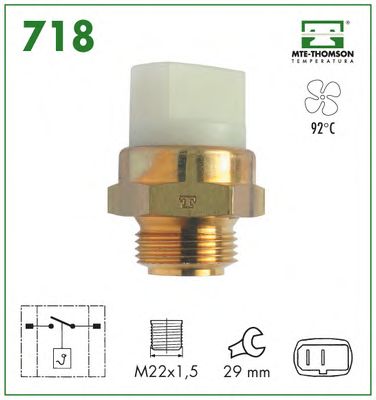 Comutator temperatura, ventilator radiator