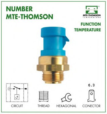 Comutator temperatura, ventilator radiator