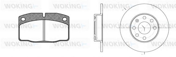 Set frana, frana disc