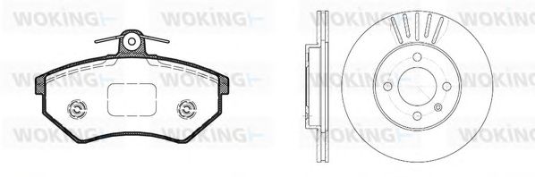 Set frana, frana disc