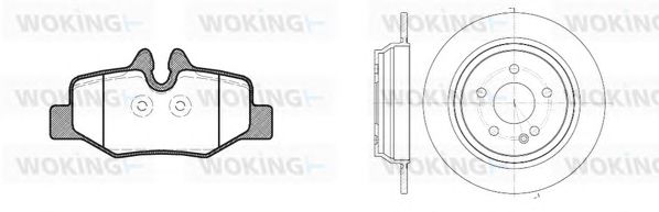 Set frana, frana disc