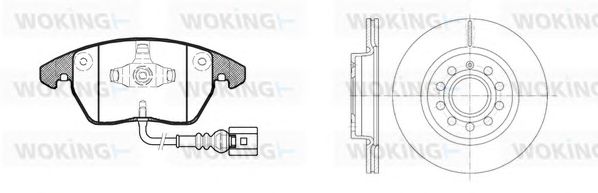 Set frana, frana disc