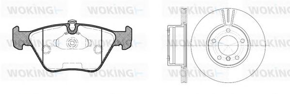 Set frana, frana disc