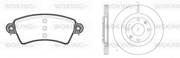 Set frana, frana disc