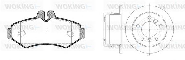 Set frana, frana disc