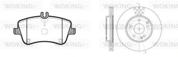 Set frana, frana disc