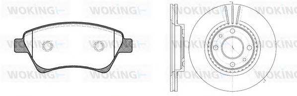 Set frana, frana disc