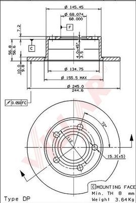 Disc frana