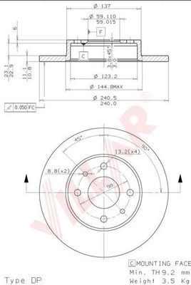 Disc frana