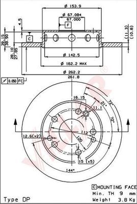 Disc frana