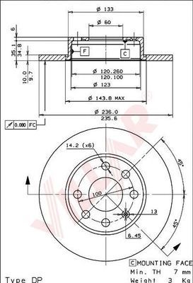 Disc frana