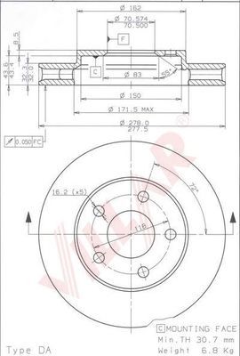 Disc frana