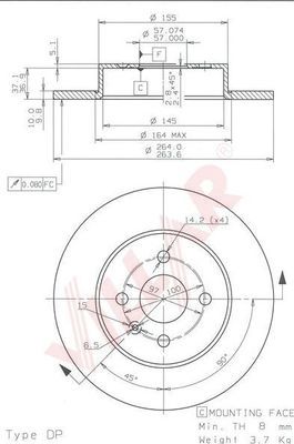 Disc frana