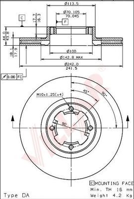 Disc frana