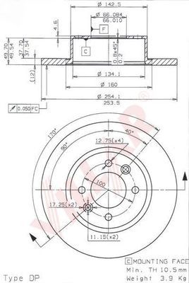 Disc frana