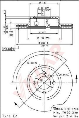 Disc frana