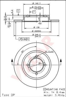 Disc frana