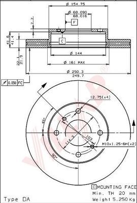 Disc frana