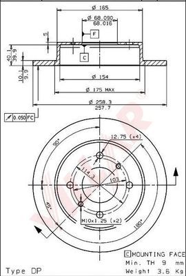 Disc frana