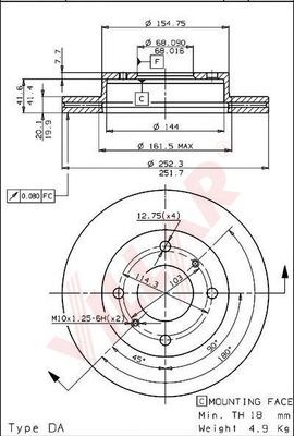 Disc frana