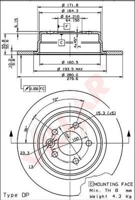 Disc frana