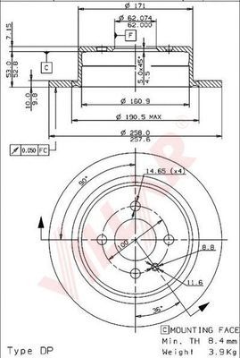 Disc frana