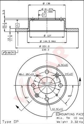 Disc frana