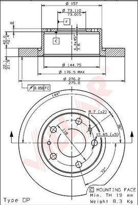 Disc frana