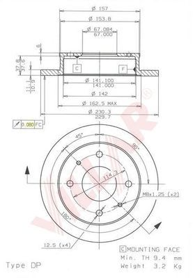 Disc frana