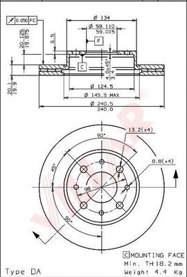 Disc frana