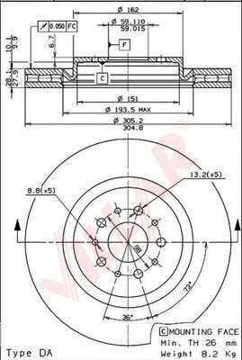 Disc frana