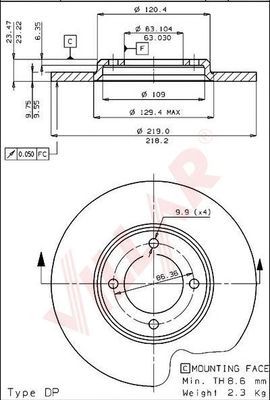 Disc frana