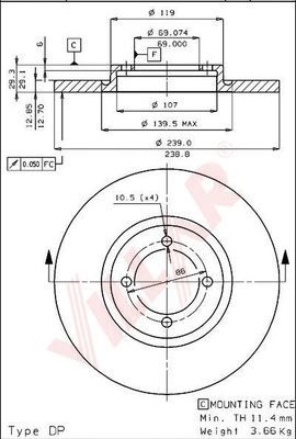 Disc frana