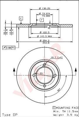 Disc frana