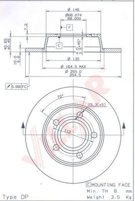 Disc frana