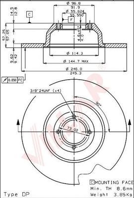 Disc frana