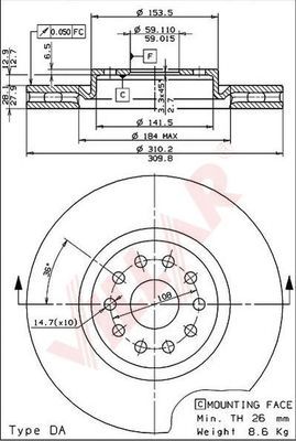 Disc frana