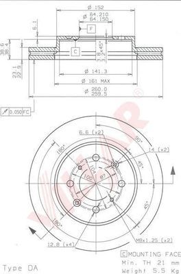 Disc frana