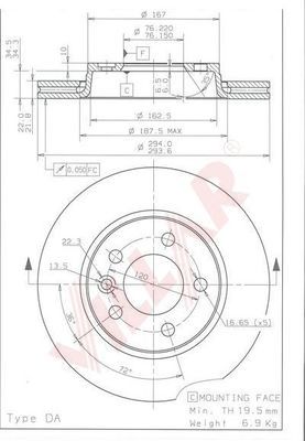 Disc frana